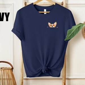 Camiseta Corgi, Camiseta Corgi Divertida, Camiseta para Amantes de los Corgis, Bolsillo Corgi, Camiseta para Mamá Corgi, Camiseta para Perro Salchicha, Papá Corgi con la frase "Tengo Amigos en los Bajos Fondos" imagen 14