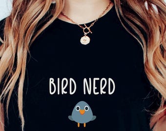 Maglietta Ornitologo, Maglietta Bird Nerd, Maglietta Amante degli Uccelli, Maglietta Bird Watching, Maglietta Bird Watcher Maglietta Amante degli Animali, Regalo per Maglietta Bird Amante degli Uccelli