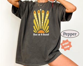 Subtiel anti-Trump shirt met comfortkleuren: politiek verzetsshirt