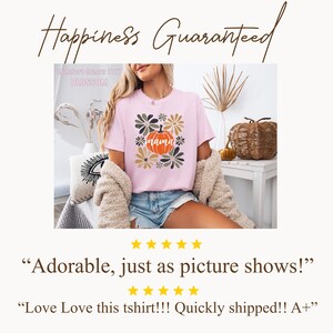 Camiseta Pumpkin Mama, Camiseta Mama, Camiseta de otoño para mujer, Camiseta Boho Pumpkin, Comfort colors®, Camiseta Pumpkin, Camiseta Otoño Mama, Camiseta Boho Mama imagen 4