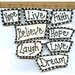 Mosaic Tile WORDS Faith Hope Love DREAM Mosaic Tiles