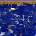 Mosaic Tile 100 pcs VIBRANT DARK BLUE Tiles Stained Glass