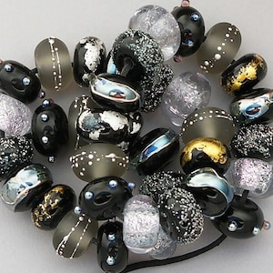 Handmade Lampwork Beads For Jewelry Supplies For Statement Necklace Bead  Supplies Organic Beads Artisan Beads Unusual Beads Debbie Sanders