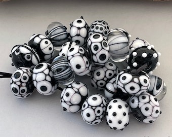Handmade Lampwork Glass Beads For Jewelry Supplies, Beads For Bracelets, Statement Necklaces For Women, Glass Beads Earrings, Tribal Style