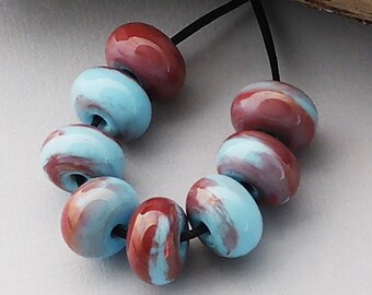Lampwork Spacer Beads For Jewelry Supplies, Beads For Craft Supplies, Glass Beads For Jewelry Making, Petite Beads For Handmade Jewelry