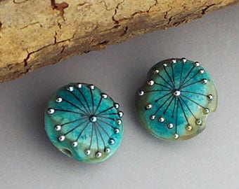 Lampwork Perlen 10 Stück - Handgefertigte Glasperlen Für Schmuck