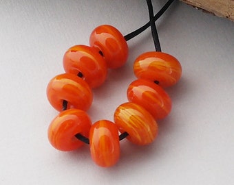 Spacer Lampwork Beads For Jewelry Supplies, Small Beads For Earrings, Petite Beads For Jewelry Making, Handmade Glass Beads For Bracelets