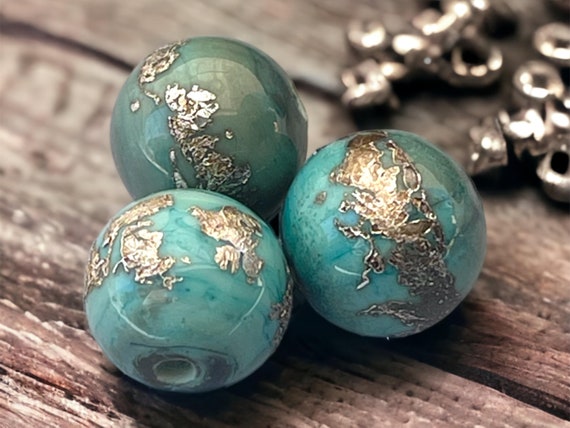 Glass Beads For Jewelry Making, Beads For Jewelry Supplies, Beads For Statement Necklace, Lampwork Beads For Boho Bracelet, Trio Bet Set