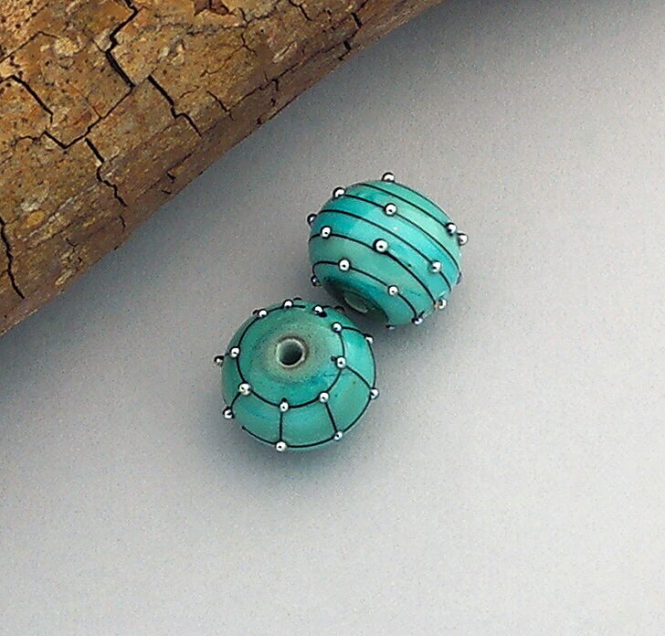 DSG BeadsArtisan Debbie Sanders Handmade Lampwork Glass Beads Copper