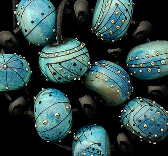 Small Lampwork Beads for Jewelry Making, Glass Beads for Statement  Necklace, Beads for Earrings, Jewelry Supply Beads, Petite Colorful Beads 