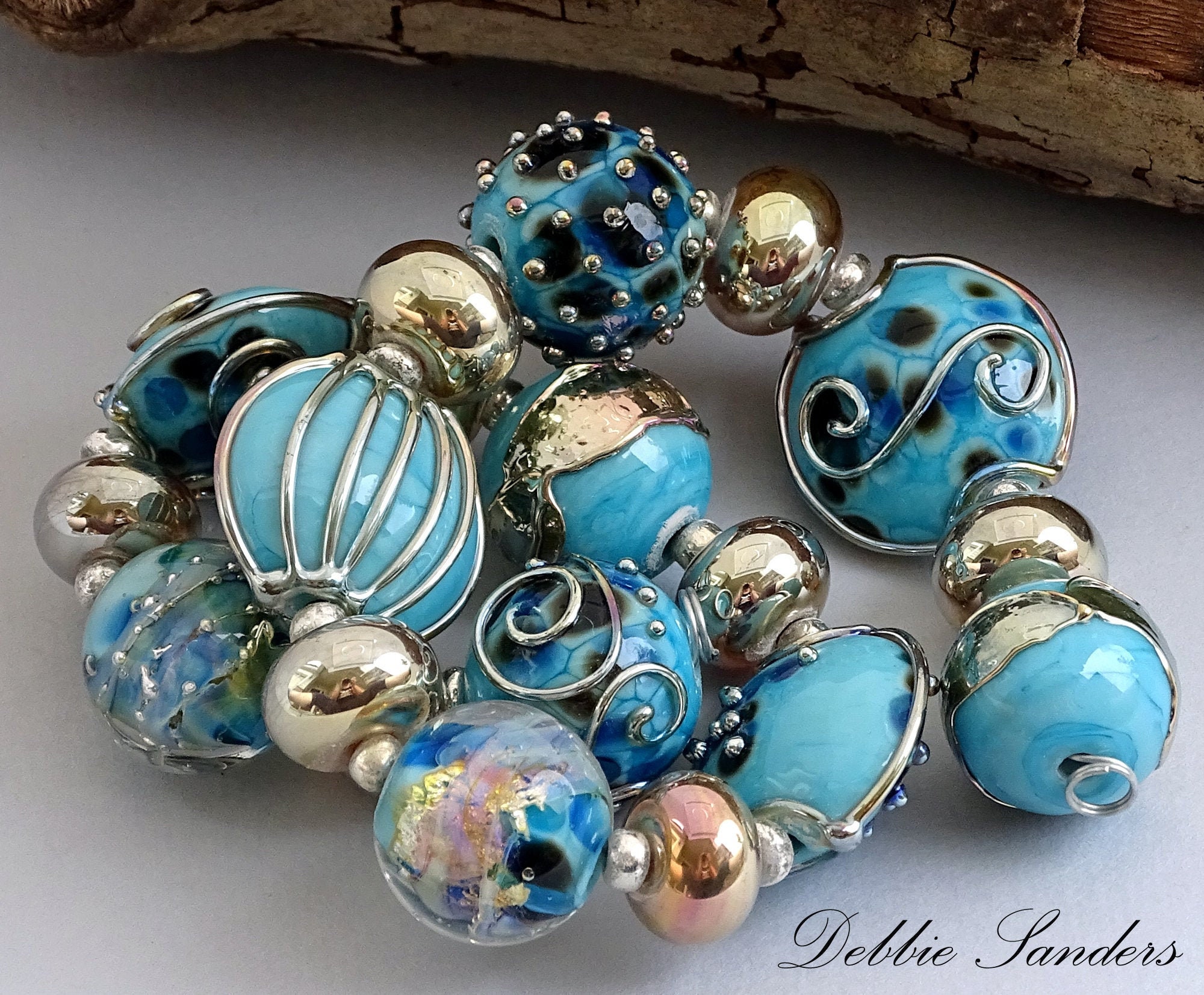 Handmade Glass Beads For Jewelry Making, Lampwork Beads For