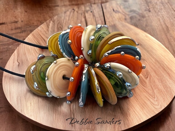 Lampwork Beads For Jewelry Making Supplies, Glass Beads For Jewelry Sets, Statement Necklace Beads, Beads For Bracelet For Women