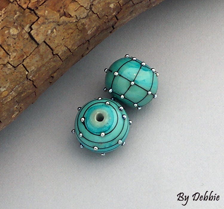 DSG BeadsArtisan Debbie Sanders Handmade Lampwork Glass Beads Copper