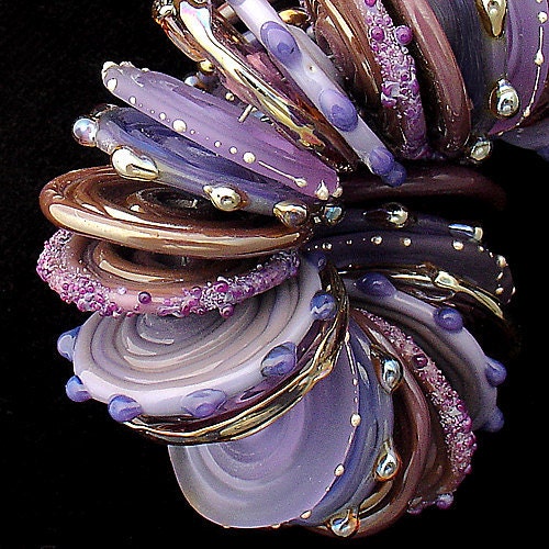 Lampwork Disc Beads - Debbie Sanders Glass