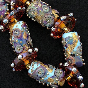 Handmade Lampwork Beads for Jewelry Supplies, Glass Beads Statement ...