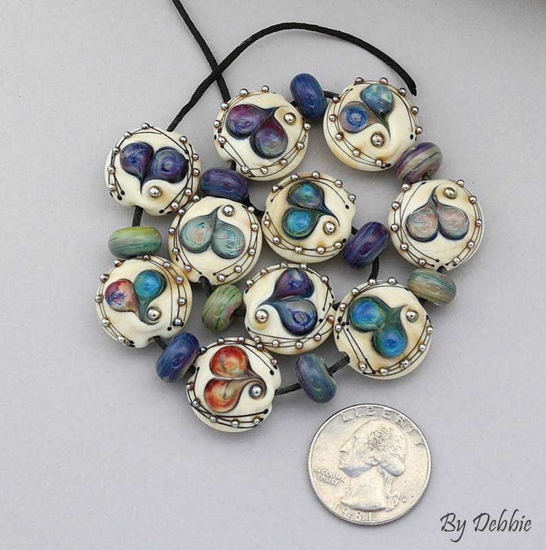 Heart Beads for Jewelry Handmade Jewelry Beads for Earrings Etsy