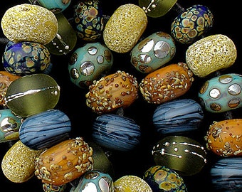 Lampwork Beads For Jewelry Making, Glass Beads Statement Necklace, Handmade Beads For Jewelry Sets, Jewelry Supplies For Earrings, Colorful