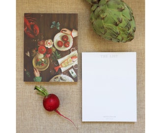 The List. Tear-Away Notepad