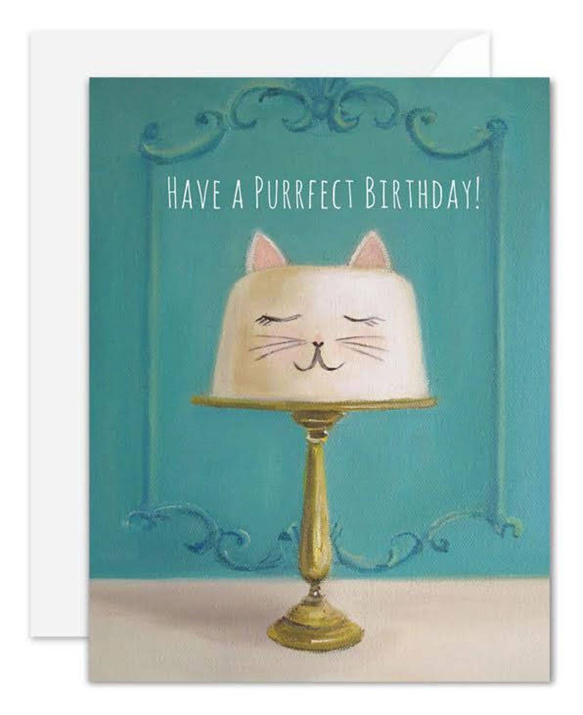 Purrfect Birthday. Birthday Card. SKU JH1134 | Etsy