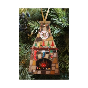 Fireside Fondue Decorative Paper Ornament/ Gift Tag/ Diecut Decoration