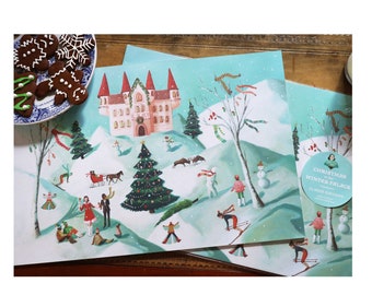Christmas At The Winter Palace. Tear Away Paper Placemats.