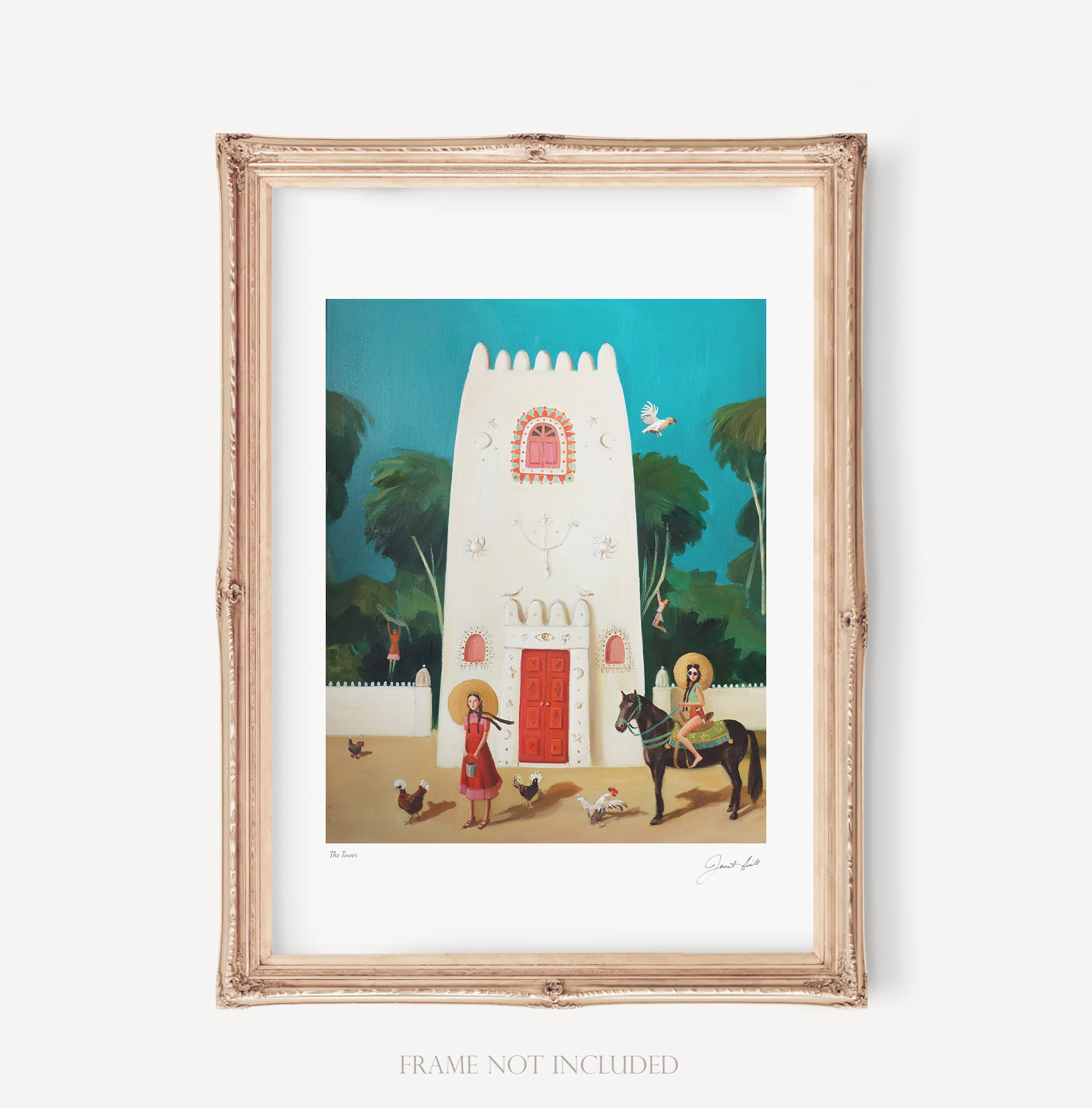 The Tower. Art Print. Janet Hill Studio