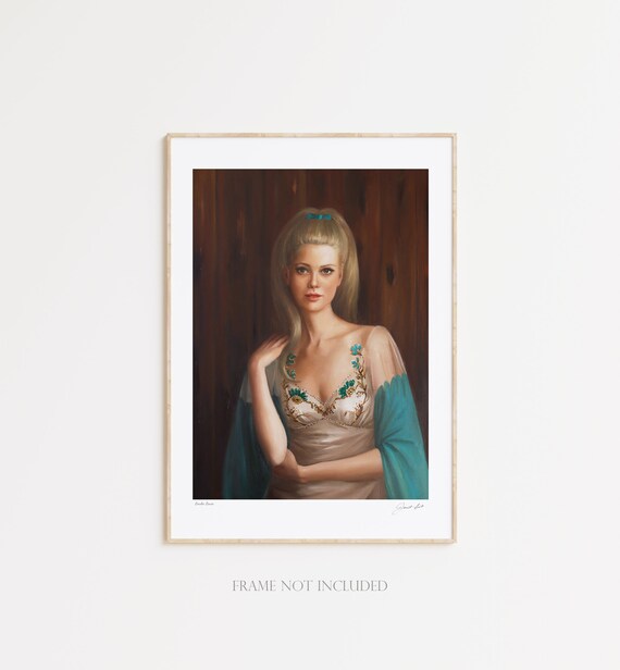 Louche Laura Portrait Art Print Louche Laura Portrait Art Print