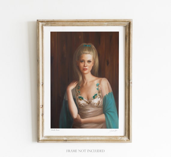 Louche Laura Portrait Art Print Louche Laura Portrait Art Print