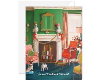 Have A Fabulous Christmas. BOX SET of 8 Cards. One Design.