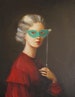 Robber Baroness. A Portrait of the Secret Sorority Founder. Art Print