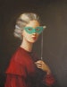 Robber Baroness. A Portrait of the Secret Sorority Founder. Art Print 