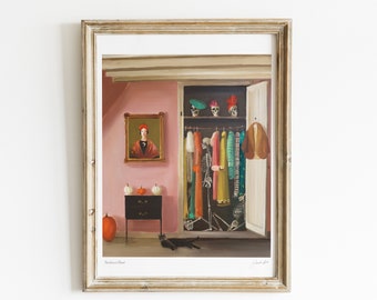 Pandora's Closet. Art Print. Janet Hill Studio.