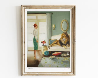 The Houseguest. Art Print. Janet Hill Studio