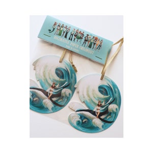 Whalerider Decorative Paper Ornament/ Gift Tag/ Diecut Decoration