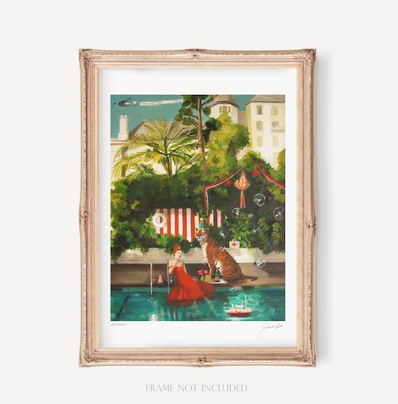 Lost Weekend. Art Print. Janet Hill Studio - Etsy