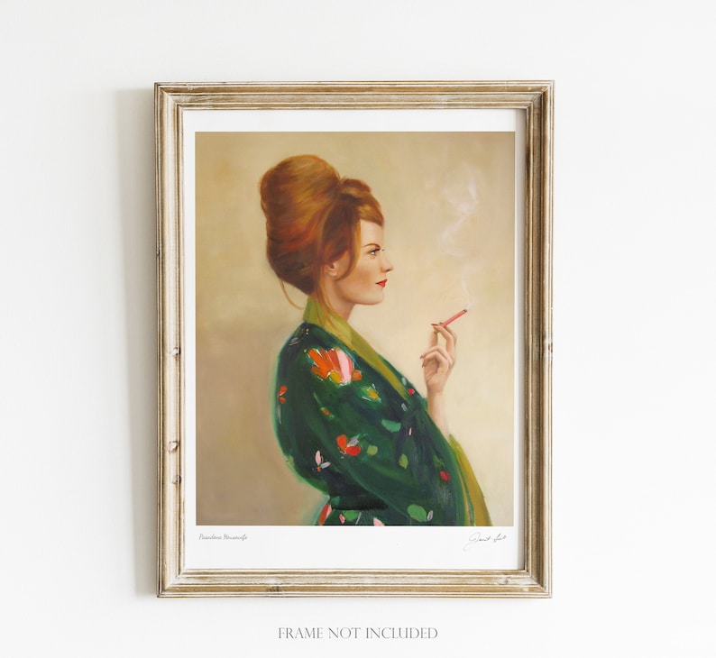 Pasadena Housewife. Art Print. Janet Hill Studio image 1