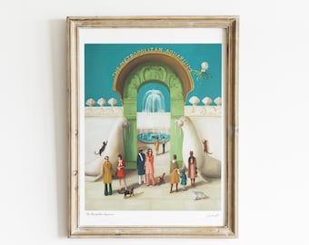 The Metropolitan Aquarium. Art Print. Janet Hill Studio
