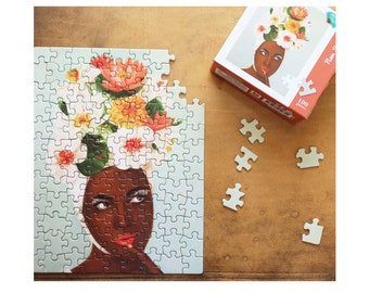 New Swim Cap 100 Piece Mini Puzzle