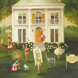 Shaded Stars, The Home For Retired Showgirls. Art Print. Janet Hill Studio image 2