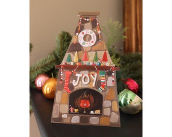 Christmas Fondue. Die Cut Card. SKU JH1209