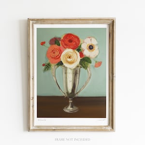 The Runner Up Still Life Floral Art Print The Runner Up Still Life Floral Art Print
