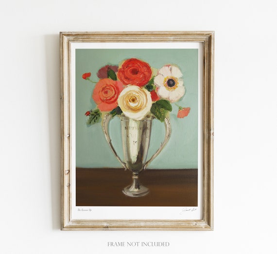 The Runner Up Still Life Floral Art Print The Runner Up Still Life Floral Art Print