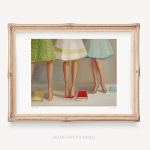 Library Ladies. Art Print. Janet Hill Studio image 1