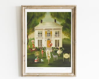 Shaded Stars, The Home For Retired Showgirls. Art Print. Janet Hill Studio