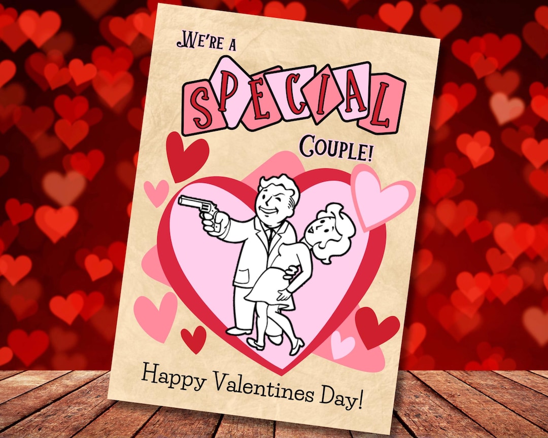 Fallout Valentine Card Printable Digital Download SPECIAL Romantic ...