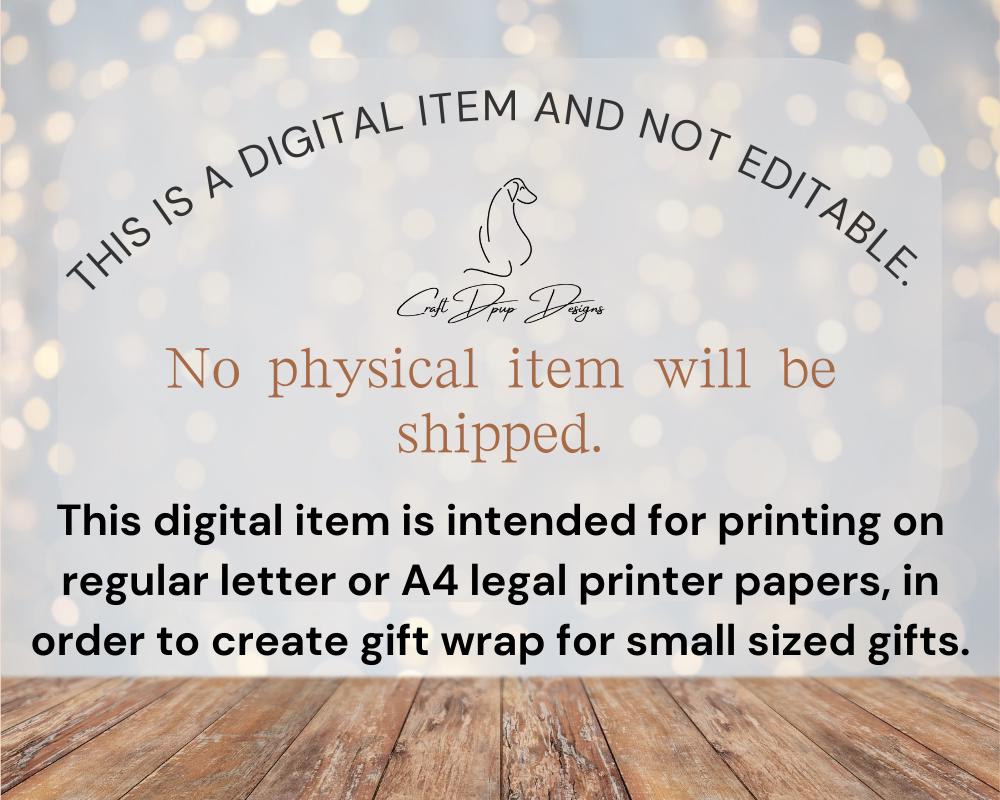 Circuit Board Printable Wrapping Paper Computer Geek Printable PDF ...