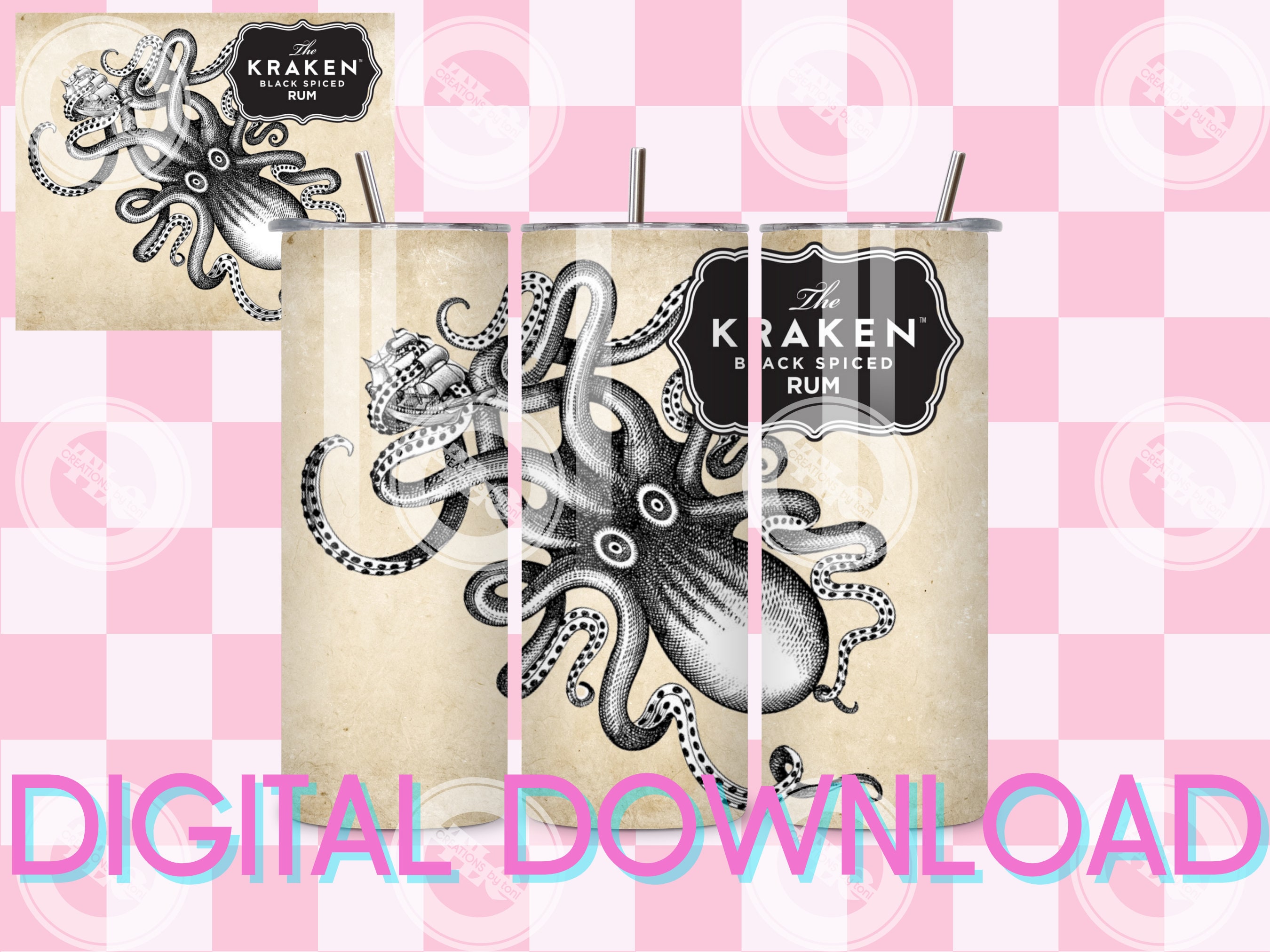 Kraken rum - Etsy 日本