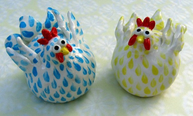 Chicken salt and pepper shakers image 1