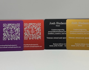 Anodized Aluminum Cards 0.8mm