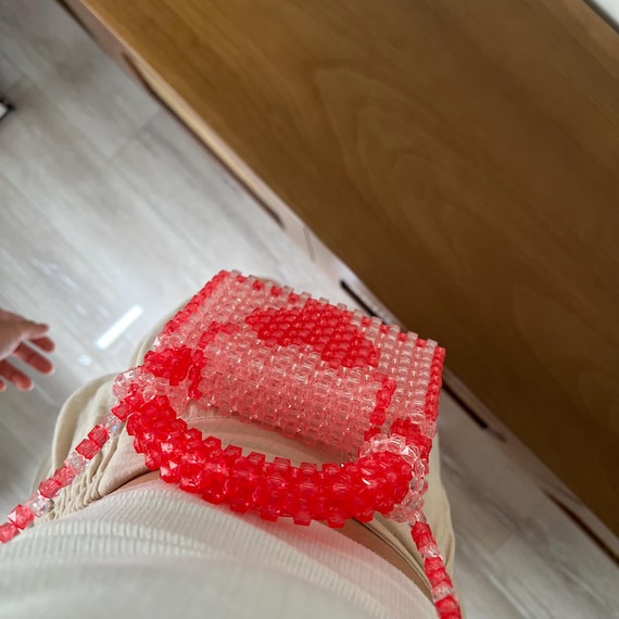 HUMAN MADE heart beaded bag 赤と青セット HUMAN MADE heart beaded bag 赤と青セット HEART BEADED BAG